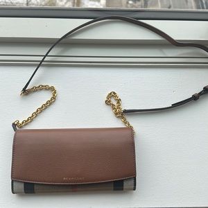 Burberry wallet/ crossbody bag
